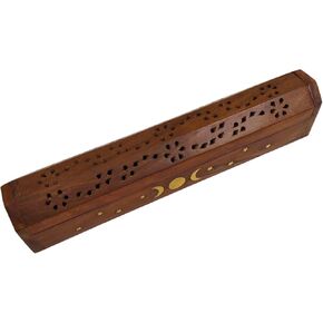 مبخرة مزخرفة وصندوق تخزين بتصميم نجوم القمر، أبيض وأسود، 12 بوصة in Kuwait