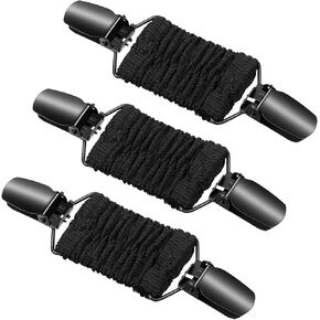 3PCS Black Dress Cinch Clips for Tightener, Adjustable Shawl Clips Waist Cincher Clip for Tightening Dress, Scarf, Cardigan, Clothes, Shawls, Sweater in Kuwait