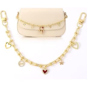 تعليقة على شكل قلب مطلية بالذهب عيار 18 قيراط مع قلادات زركونيا in Kuwait