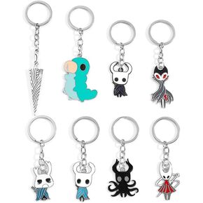 Hollow Knight Keychain Set - Metal Keychain Merch, Knight & Sword Keychain Gift for Fans, Bag Charm in Kuwait