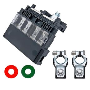 Fusible Link, Positive Battery Terminal and M8 Nuts Compatible with 2007-2019 Nissan Sentra for 2014-2017 Juke,200SX – 5-Pole 225Amp Alternator Main Fuse Replace for 24380-79919 956-451 956451 in Kuwait
