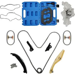 3.5 Timing Chain Kit Timing Alignment Holder Tool Kit with Camshaft Holding Tool Water Pump Fit For Ford Edge Explorer Flex Taurus Mustang 2011-2019 3.5L 3.7L V6 Replace OE BL3Z-6268-A AW6348 in Saudi Arabia