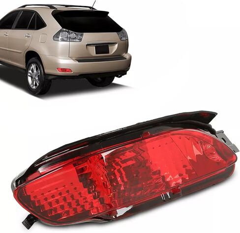 Left Compatible With Lexus RX330 RX350 2004-2009 Rear Bumper Reflector Fog Lamp Side Marker Tail Light Assembly Driver Side in Saudi Arabia
