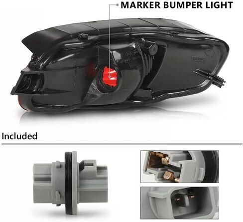 Left Compatible With Lexus RX330 RX350 2004-2009 Rear Bumper Reflector Fog Lamp Side Marker Tail Light Assembly Driver Side in Saudi Arabia