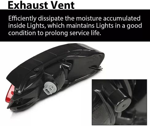 Left Compatible With Lexus RX330 RX350 2004-2009 Rear Bumper Reflector Fog Lamp Side Marker Tail Light Assembly Driver Side in Saudi Arabia