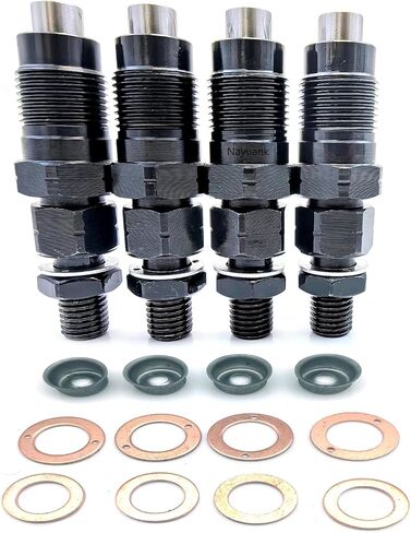4pcs Fuel Injector + Seal Kit With Heat Shield 154-3018 252-1446 Compatible with CAT 3024 C2.2 3013C 216B 226B 242B 247B in Saudi Arabia