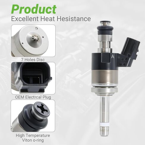 Fuel Injectors Set of 4 Compatible with Honda Fit 1.5L L4 Hatchback 4-Door 2015/2016/2017/2018/2019/2020# Replace 160105R1315 160105R1305 FJ1448 in Kuwait