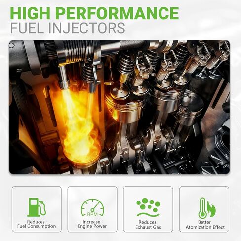 Fuel Injectors Set of 4 Compatible with Honda Fit 1.5L L4 Hatchback 4-Door 2015/2016/2017/2018/2019/2020# Replace 160105R1315 160105R1305 FJ1448 in Kuwait