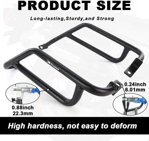 واقيات المحرك الجانبية Xitomer مناسبة لـ 2025 2024 TW200 دعم السرج لقضبان التصادم متوافقة مع TW200 1987-2025 للدراجات النارية الجانبية رف الأمتعة وواقي الإطار in Kuwait