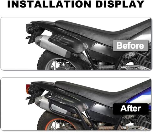 واقيات المحرك الجانبية Xitomer مناسبة لـ 2025 2024 TW200 دعم السرج لقضبان التصادم متوافقة مع TW200 1987-2025 للدراجات النارية الجانبية رف الأمتعة وواقي الإطار in Kuwait