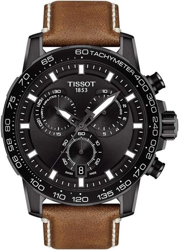Tissot mens Supersport Stainless Steel Sport Watch Brown T1256173605101 in Saudi Arabia