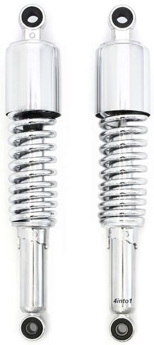 صدمات الاستنساخ - كروم - العين/العين - 350 مم / 13 3/4 بوصة - يناسب كاواساكي KZ650 KZ750 KZ900A KZ1000 KZ1000A/C/D/LTD/Z1R in Saudi Arabia