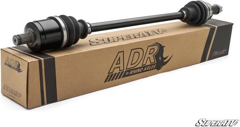 SuperATV ADR خلفي، محور متوافق مع Yamaha Wolverine، أقوى من المخزون، مصنوع من فولاذ كرومولي 4340، السيرة الذاتية القصوى وحجم العمود للحصول على القوة القصوى، انظر الملاءمة in Kuwait