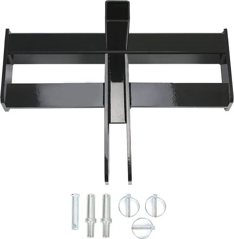 KUAFU 3 Point Hitch Receiver 2" Tractor Drawbar Compatible with Category 1 Tractors w/Suitcase Weight Brackets in Saudi Arabia
