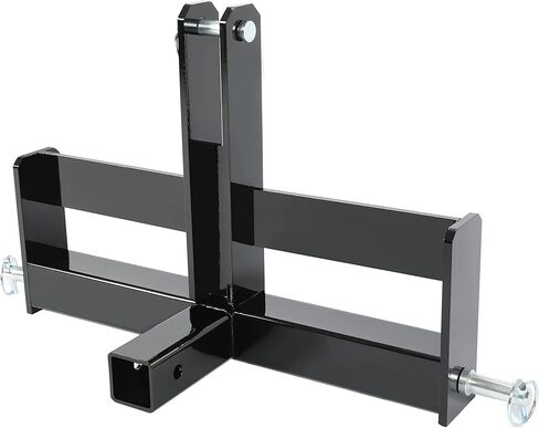 KUAFU 3 Point Hitch Receiver 2" Tractor Drawbar Compatible with Category 1 Tractors w/Suitcase Weight Brackets in Saudi Arabia