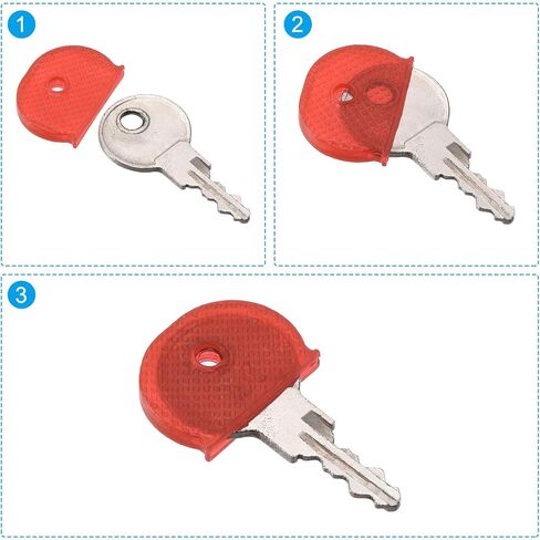 Key Caps Covers Tags Set, 32 Pack Keys Ring Coding Identifiers Silicone Case Shell Protector for Office House Apartment, 8 Assorted Colors in Saudi Arabia