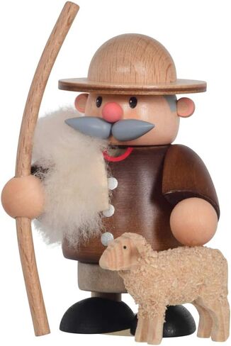 Olbernhau Smoker Shepherd Mini German Wood Incense Smoker 3.9 Inch in Kuwait