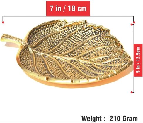 Pure Source India Leaf Design Incense Burner Holder/Incense Stick Holder Ash Catcher for Home Office Fragrance Yoga Meditation in Saudi Arabia