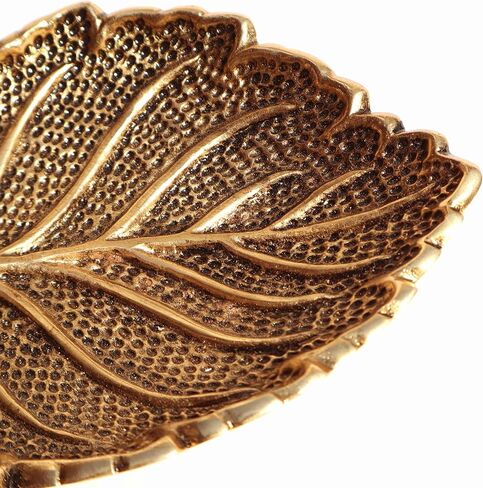 Pure Source India Leaf Design Incense Burner Holder/Incense Stick Holder Ash Catcher for Home Office Fragrance Yoga Meditation in Saudi Arabia