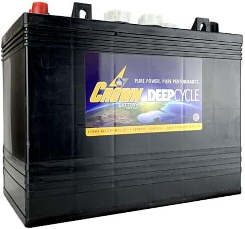 Crown T-1275 12V 150Ah Deep Cycle Flooded Lead Acid Golf Cart Battery Club Car X4 in Saudi Arabia