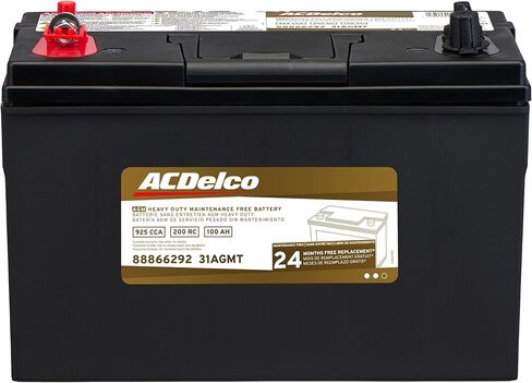 بطارية ACDelco Gold 31AGMT (88866292) ضمان لمدة 24 شهرًا للخدمة الشاقة AGM BCI Group 31 in Saudi Arabia