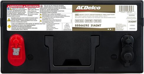 بطارية ACDelco Gold 31AGMT (88866292) ضمان لمدة 24 شهرًا للخدمة الشاقة AGM BCI Group 31 in Saudi Arabia