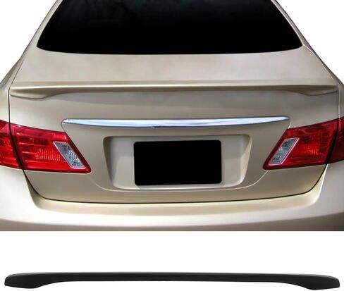 Trunk Spoiler Compatible with 2007-2012 Lexus ES350, Factory Style Matte Black ABS Car Exterior Trunk Spoiler Rear Wing Tail Roof Top Lid by IKON MOTORSPORTS, 2008 2009 2010 2011 in Saudi Arabia