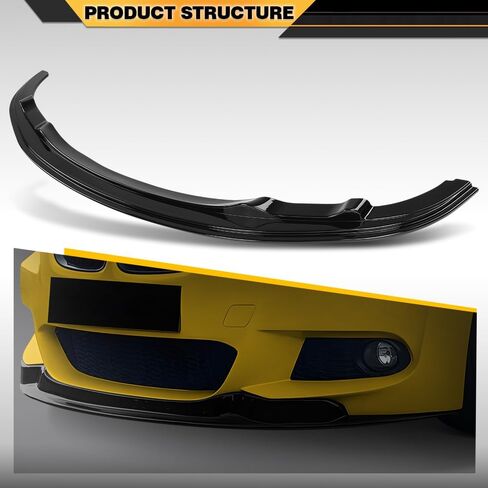 ممتص الصدمات الأمامي مناسب لسيارات BMW 3 Series E92 Coupe، E93 Convertible M Performance Sport Bumper Models 2010 2011 2012 2013 2014، لا يناسب المصد العادي ونماذج M3 باللون الأسود اللامع in Saudi Arabia
