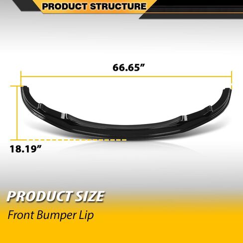 ممتص الصدمات الأمامي مناسب لسيارات BMW 3 Series E92 Coupe، E93 Convertible M Performance Sport Bumper Models 2010 2011 2012 2013 2014، لا يناسب المصد العادي ونماذج M3 باللون الأسود اللامع in Saudi Arabia