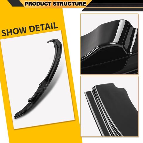 ممتص الصدمات الأمامي مناسب لسيارات BMW 3 Series E92 Coupe، E93 Convertible M Performance Sport Bumper Models 2010 2011 2012 2013 2014، لا يناسب المصد العادي ونماذج M3 باللون الأسود اللامع in Saudi Arabia