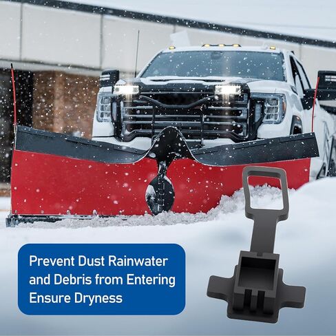 بديل لـ MSC03743 وMSC03744 محراث الثلج 13 دبوس غطاء غبار غطاء قابس الطقس، متوافق مع جانب شاحنة Boss MSC03743 وجانب المحراث MSC03744، MSC04581 in Kuwait