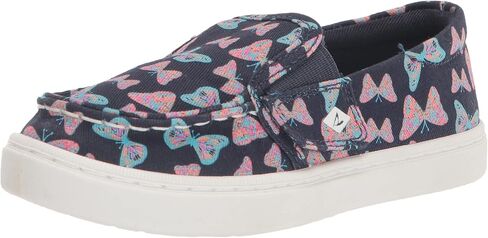 Sperry Salty JR. Moccasin, Black/Charcoal, 10 US Unisex Little Kid in Saudi Arabia