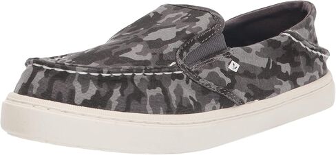 Sperry Salty JR. Moccasin, Black/Charcoal, 10 US Unisex Little Kid in Saudi Arabia
