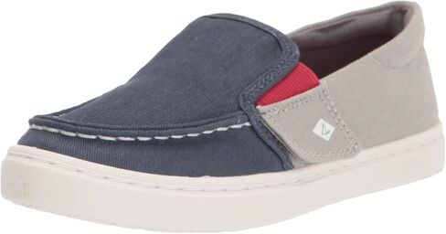 Sperry Salty JR. Moccasin, Black/Charcoal, 10 US Unisex Little Kid in Saudi Arabia