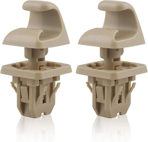 74348-33040-B0 Sun Visor Holder Fit for Toyota Corolla 2009-2019, Camry 2007-2011,RAV4 2013-2018, Highlander 2008-2019, Sun Visor Bracket Clips Retainer 2 PCS Gray in Saudi Arabia