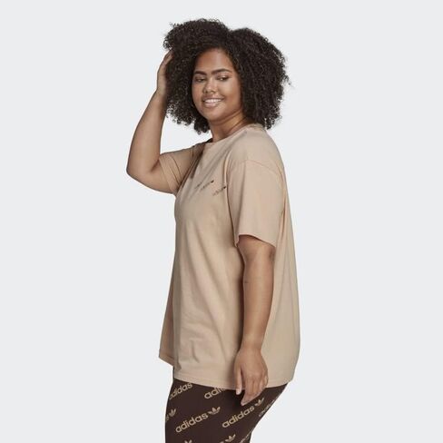 adidas Tee (Plus Size) Women's, Pink, Size 3X in Saudi Arabia