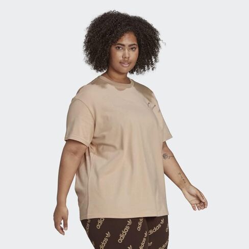 adidas Tee (Plus Size) Women's, Pink, Size 3X in Saudi Arabia