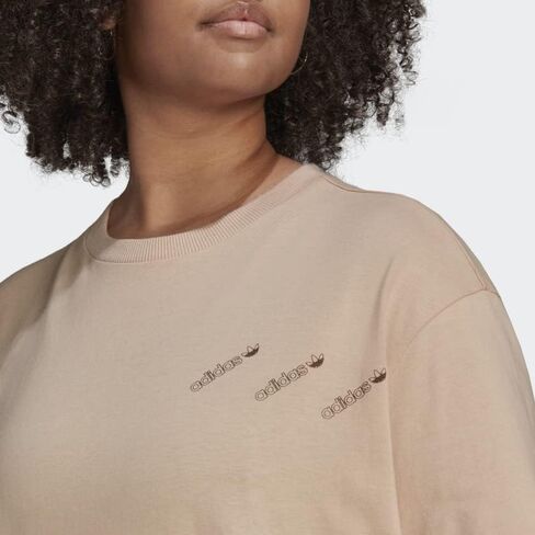 adidas Tee (Plus Size) Women's, Pink, Size 3X in Saudi Arabia