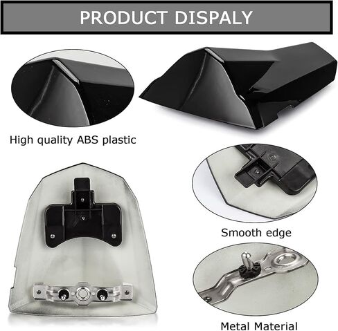 PSLER Cowl Rear Seat Cover Rear Seat Fairing Cover for GSXR600 GSXR750 K4 2004 2005(Black) in Saudi Arabia