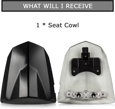 PSLER Cowl Rear Seat Cover Rear Seat Fairing Cover for GSXR600 GSXR750 K4 2004 2005(Black) in Saudi Arabia