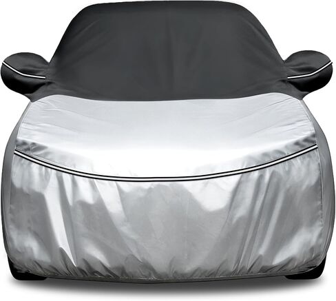 Cartist 420d Car Cover Fits for Toyota Camry 1987-2025 2026, All Weather Car Covers Outdoor for Camry Accessories, Waterproof, with Zipper & Reflective Safety Strips in Saudi Arabia