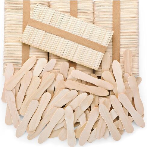 Nuogo 1500 Pcs Wooden Ice Cream Sample Spoons Bulk Disposable Honey Gelato Tasting Sticks Mini Wood Chocolate Hot Cocoa Summer Essential Stick Small Wedding Dessert Spoon for Sampling, Craft, 3 Inches in Saudi Arabia