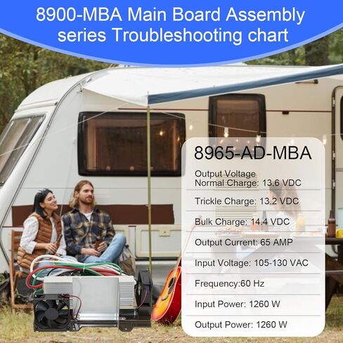 8965-MBA RV Converter 65 Amp DC Main Board Assembly Replacement Unit for 8900-AD Series Power Center in Saudi Arabia