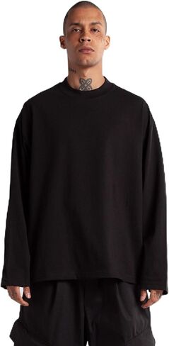 Shaka Wear Max Heavyweight Oversized Long Sleeve Black in Kuwait