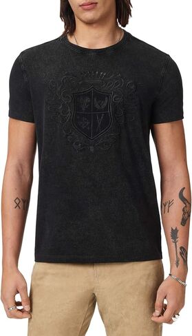 John Varvatos Men's Crest Graphic T-Shirt in Saudi Arabia