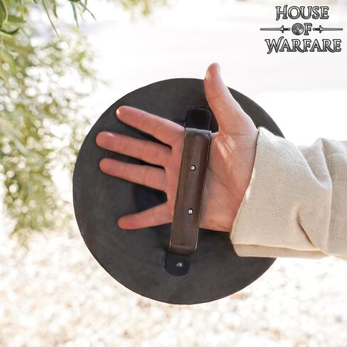 دلو فولاذي من أواخر العصور الوسطى - درع قتالي مصنوع يدويًا بقياس 16 مع لمسة نهائية مزخرفة لتدريبات Hema وLARP وSCA وإعادة تمثيل التاريخ in Kuwait