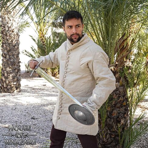 دلو فولاذي من أواخر العصور الوسطى - درع قتالي مصنوع يدويًا بقياس 16 مع لمسة نهائية مزخرفة لتدريبات Hema وLARP وSCA وإعادة تمثيل التاريخ in Kuwait