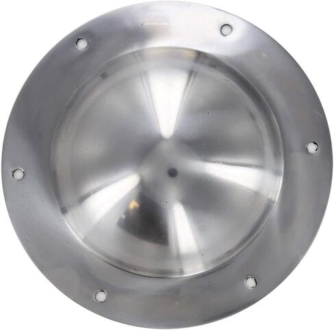 AnNafi® Shield Boss Medieval Umbo يعمل بكامل طاقته مع قبة نصف كروية | درع درع حديد مزورة يدويًا I 7.5 بوصة 14 جرام مصنوع يدويًا من الصلب الفايكنج درع Boss Armor Buckler Shield in Saudi Arabia