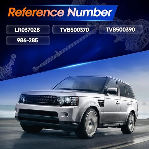 986-285 Rear Drive Shaft Prop Shaft Driveshaft Assembly Fit for Land Rover Range Rover Sport 2006 2007 2008 2009 2010 2011 2012 2013 4WD/AWD, Replace# TVB500370, TVB500390 in Saudi Arabia
