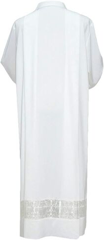 TNUEM Roman Cassock Clergy Catholic Church ALB Embroidery Robe-XXL in Saudi Arabia